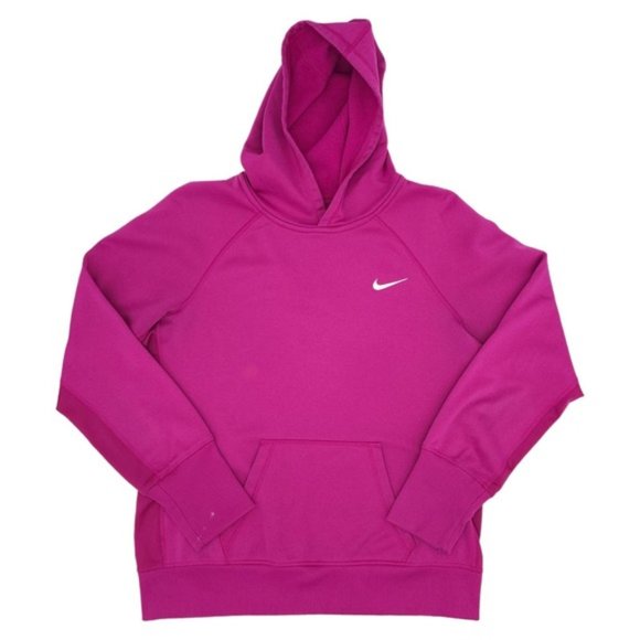 Nike Womens Therma Fit Pull Over Hooded Sweatshirt Pink/Purple Mix - L - Picture 1 of 5
